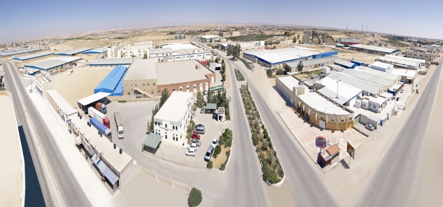 Aerial view of Ad-Dulayl Industrial Park and Development Zone